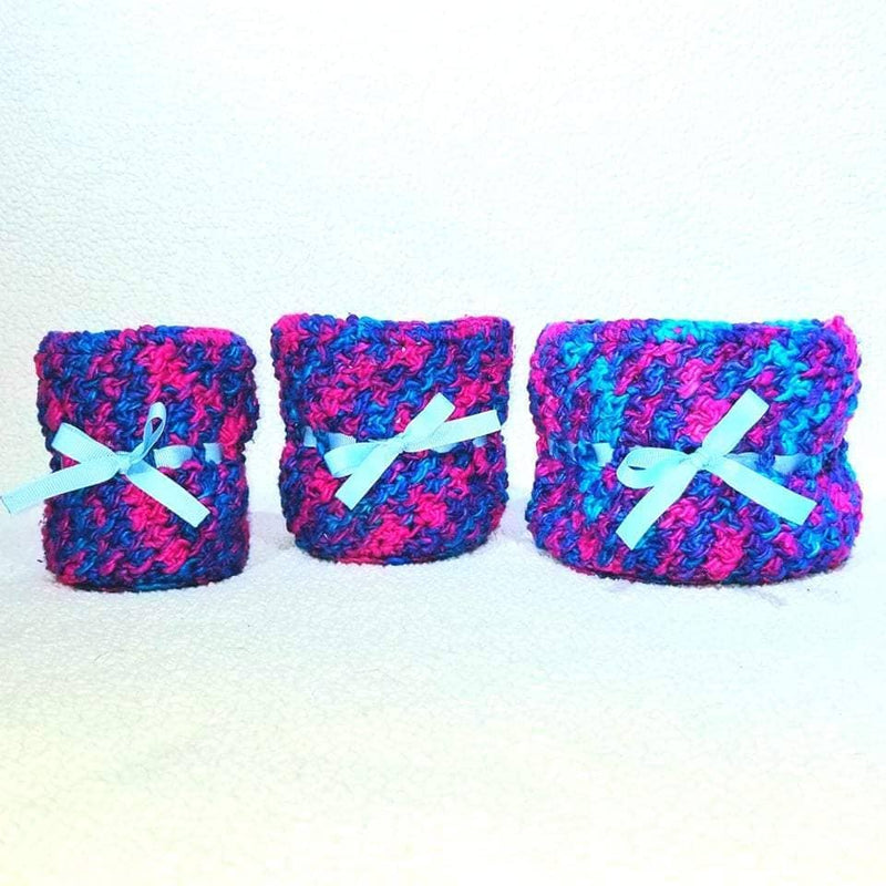 Abigail Basket Trio Crochet Pattern