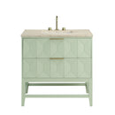 James Martin Emmeline 36" Single Bathroom Vanity, Pistachio