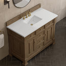 James Martin Brookfield 48" Single Bathroom Vanity, Pecan