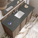 James Martin Bristol 60" Single Bathroom Vanity, Whitewashed Walnut