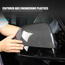 ABS Mirror Covers for Model 3/Y | 4 Finishes | 3M Tape | Scratch Protection | 3 Versions