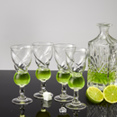 Absinthe Glasses Set Of 6 3OZ By Post Dinner Drinks Swiss Bulb Shape Tasting Glasses by The Wine Savant