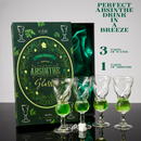Absinthe Glasses Set Of 6 3OZ By Post Dinner Drinks Swiss Bulb Shape Tasting Glasses by The Wine Savant