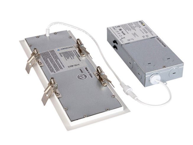 Absolume LM-LFS 8W LED 4" X 1' Recessed Linear Flat Panel Selectable CCT 2 Pack