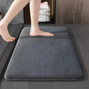 GobekUsa Absorbent Coral Velvet Bathroom Door Mat