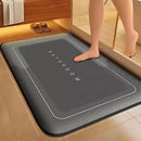 GobekUsa Absorbent Coral Velvet Bathroom Door Mat