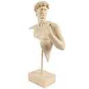 GobekUsa David Bust Resin Sculpture | Abstract Nude Man Figurine for Room Decor