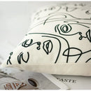 GobekUsa Beige Textured Pillow Cover Abstract Design 45x45, Lumbar Support & Decor Accessory