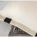 GobekUsa Beige Textured Pillow Cover Abstract Design 45x45, Lumbar Support & Decor Accessory
