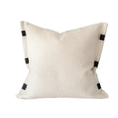 GobekUsa Beige Textured Pillow Cover Abstract Design 45x45, Lumbar Support & Decor Accessory