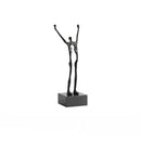 GobekUsa Human Figure Sculpture Acrobatics Art Decor Abstract Figurine Metal Handicrafts