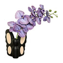 GobekUsa Black Butterfly Ceramic Vase - Abstract Shape for Floral Arrangements & Home Decor