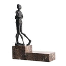 GobekUsa Gymnast Metal Handicraft Figure Home Decor Figurine Table Sculpture Accessory
