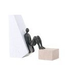 GobekUsa Gymnast Metal Handicraft Figure Home Decor Figurine Table Sculpture Accessory