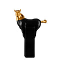 GobekUsa Golden Horse Abstract Sculpture: Elegant Running Horse Figurine for Home Decor