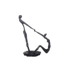 GobekUsa Hand in Hand Dance Sculpture - Metal Abstract Figurine for Room Decoration