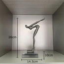 GobekUsa Gymnast Statue Desk Ornament Metal Sculpture Room Decor