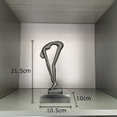 GobekUsa Gymnast Statue Desk Ornament Metal Sculpture Room Decor