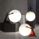 GobekUsa Ball Holding Character Resins Lamp for Living Room Bedroom