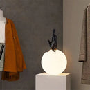 GobekUsa Ball Holding Character Resins Lamp for Living Room Bedroom