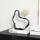 GobekUsa Geometric Hollowed-out Resin Ring for Home Decor & Flower Arrangement