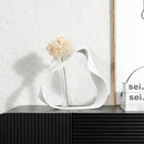 GobekUsa Geometric Hollowed-out Resin Ring for Home Decor & Flower Arrangement