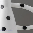 GobekUsa Ceramic Vase with Black and White Spots | Abstract Wave Point Design