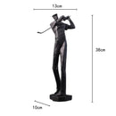 GobekUsa Golf Player Sculpture Abstract Human Body Figure Statue Resin Decor Figurine