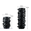 GobekUsa Black White Abstract Dots Resin Vase Irregular Bumps Home Decoration Organizer