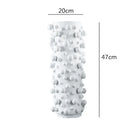 GobekUsa Black White Abstract Dots Resin Vase Irregular Bumps Home Decoration Organizer