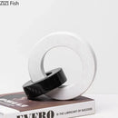 GobekUsa Ceramic Knot Sculpture Marble Round Ring Abstract Desk Decor Craft