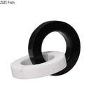 GobekUsa Ceramic Knot Sculpture Marble Round Ring Abstract Desk Decor Craft