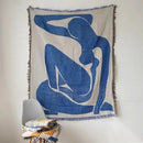 GobekUsa Geometric Knitted Tassels Throw Blanket