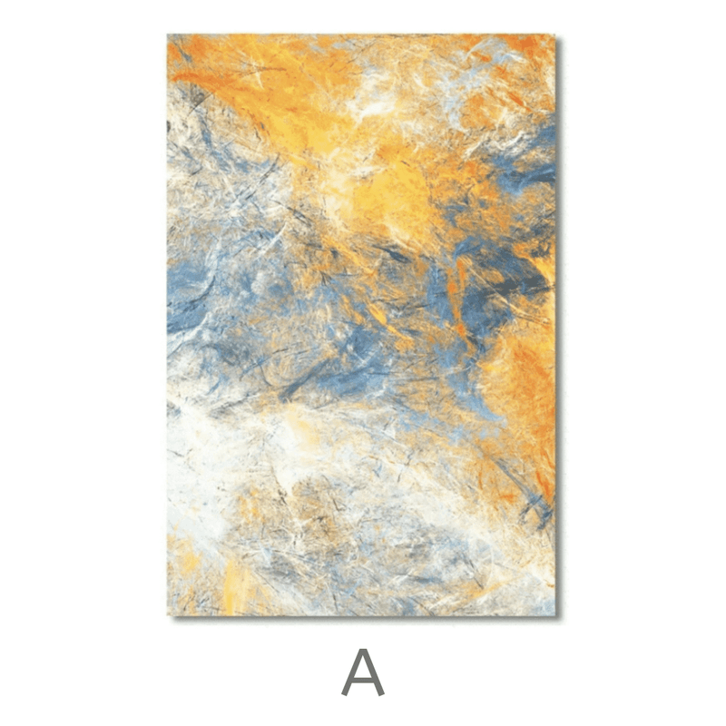 Abstract Blue Canvas