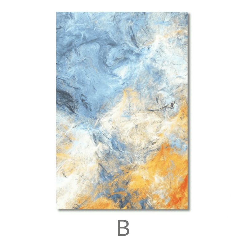 Abstract Blue Canvas