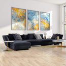 Abstract Blue Canvas