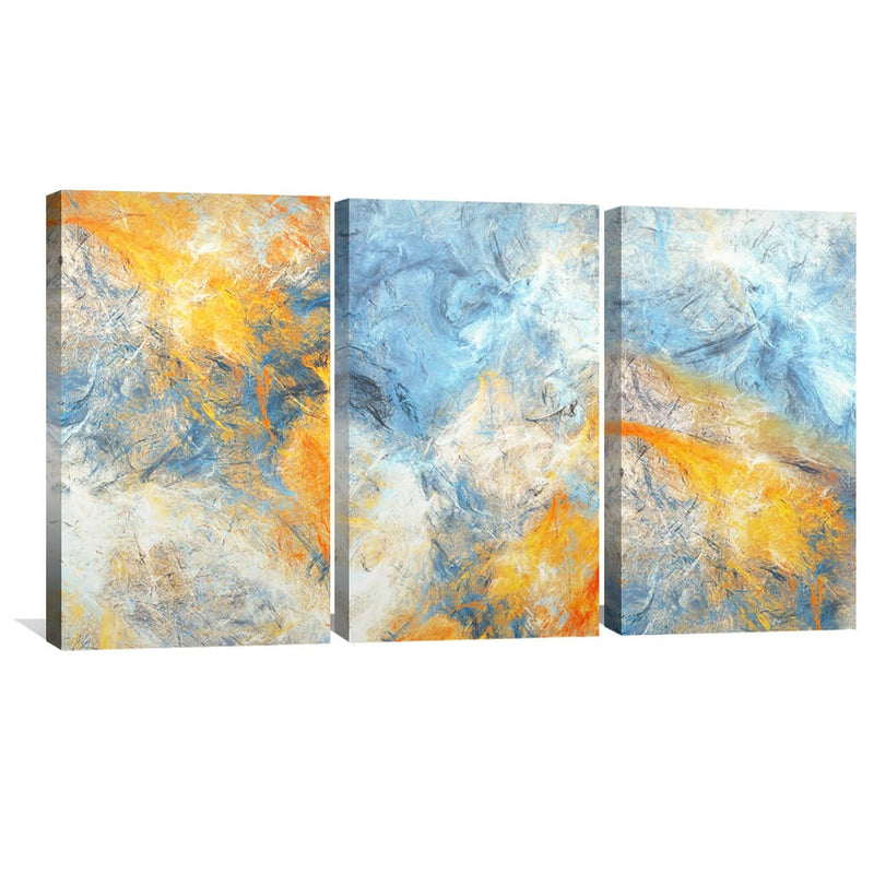 Abstract Blue Canvas