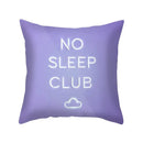 Abstract blue & purple polyester pillow case bedroom throw cover by Decorbites
