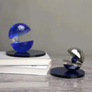 GobekUsa Crystal Glass Abstract Home Decor Semi-circle Ornaments