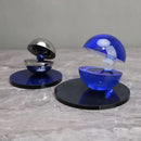 GobekUsa Crystal Glass Abstract Home Decor Semi-circle Ornaments