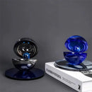 GobekUsa Crystal Glass Abstract Home Decor Semi-circle Ornaments