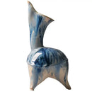 GobekUsa Irregular Ink Pattern Ceramic Flagon Vase - Chinese Porcelain Home Decoration