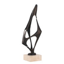 GobekUsa Geometric Abstract Face Metal Statue Figurine Home Decoration