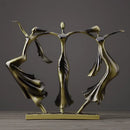 GobekUsa Dancing Couple Sculpture Statue Love Decoration Abstract Lovers Figurines Ornament