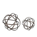 GobekUsa Geometric Sphere Pendant Metal Figurine Home Decor Accessory