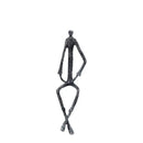 GobekUsa Abstract Metal Human Sculpture Cast Iron Black Person Desktop Ornament