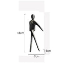 GobekUsa Gold Plated Figure Sculpture Set | Abstract Desk Decoration | Character Statue