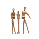 GobekUsa Gold Plated Figure Sculpture Set | Abstract Desk Decoration | Character Statue