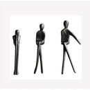 GobekUsa Gold Plated Figure Sculpture Set | Abstract Desk Decoration | Character Statue