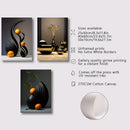 GobekUsa Abstract Canvas Print Set: 3D Sculpture Wall Art